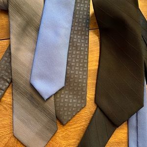 4 neckties ties